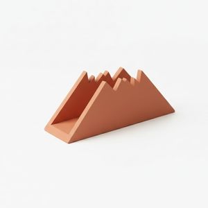 <b>Wooden</b> Napkin Holders for Table Rustic Farmhouse Brown <b>Triangle</b> Simple Upright Durable Eco-Friendly Modern Stylish Party Napkins - Product Image 3