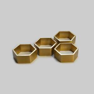 Anneau de serviette en métal, décoration de table de dîner rustique pour mariage, support classique d'inspiration antique, intemporel, fait à la main, élégant, durable - Product Image 1