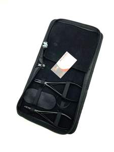 คีมหนีบผมสแตนเลสอเนกประสงค์สีดำด้านพร้อมตะขอห่วง - Product Image 5