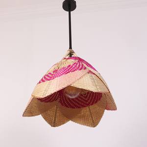 Lavihexco, abat-jour de lampe suspendue en bambou naturel, design traditionnel, décoration de luxe pour la maison, taille personnalisable, vente en gros, élégant - Product Image 3