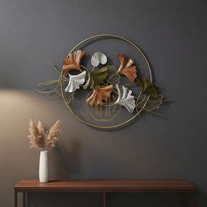 Art mural abstrait moderne en métal avec des éclaboussures artistiques pour la maison, le bureau, la vente en gros OEM, approvisionnement en vrac, nouveau format, artisanat, décoration intérieure - Product Image 1