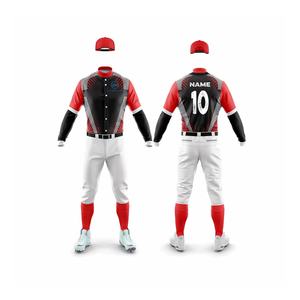 Uniformes de baseball personnalisés pour équipe, prix bas, nouveau motif, uniformes de baseball en jersey par sublimation, ensembles, service OEM personnalisé - Product Image 1