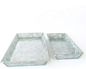 Plateau à œufs rouille, 10 pouces, porte-œufs galvanisé - Product Image 2