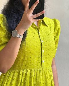 ชุดเดรสผ้าไหมชิ้นเดียวสำหรับผู้หญิงชุดเดรสปักลายผ้าฝ้ายชุดแมกซี่สำหรับงานแต่งงานและงานปาร์ตี้ - Product Image 3