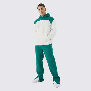 Vente en gros Ensemble de survêtement personnalisé pour hommes unisexe Costume de jogging en coton imprimé Sweat à capuche Survêtements vierges Jogger Unisexe pour hommes - Product Image 5