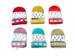 Gorro de Punto Personalizable para Niños, Unisex, de Invierno, con Diseño de Moños, Transpirable, Cómodo, de Acrílico de Alta Calidad, para Viajes - Product Image 2