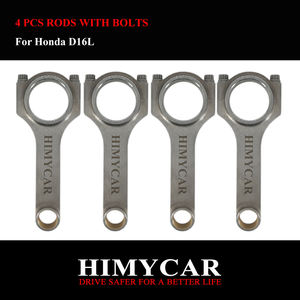 Himycar Hoge Kwaliteit Gesmede Drijfstang Set Inlaat Uitlaatkleppen Kleppen Kleppen Voor Honda Voor Civic Del Sol Crx D16l 4 - Product Image 2