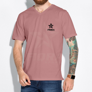 OEM <b>Men's</b> Casual <b>V</b>-<b>Neck</b> <b>T</b>-<b>Shirt</b> 100% Cotton Printed Gym Fit Short Sleeve Lightweight Comfortable Everyday Wear - Product Image 1