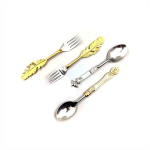 Juego de Cubiertos de acero inoxidable, juego perfecto para cocina, mesa, Hotel, uso doméstico, juego de cubiertos chapados en Color plateado, mango de madera - Product Image 6