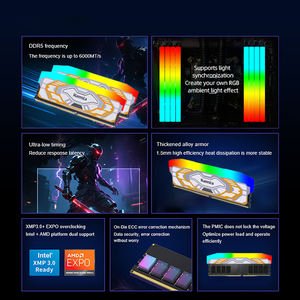 Bâton de mémoire pour ordinateur de bureau RAMSTA Ram <span class=keywords><strong>DDR4</strong></span> 8G/16G/32G 3200/3600 pour ordinateurs de bureau compatibles avec Corsair Avengers - Product Image 2