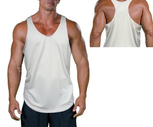 Débardeur de course personnalisé avec logo, sans manches, imprimé, séchage rapide, respirant, 100% polyester, vêtements de sport, de loisirs et d'entraînement pour hommes - Product Image 3