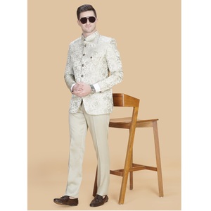 ชุดสูทผู้ชายสีเขียวทะเลสองชิ้น คุณภาพส่งออก สำหรับงานแต่งงานและงานองค์กร มีจำหน่ายในราคาส่งออก - Product Image 1