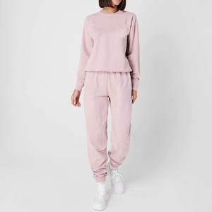 Conjunto de chándal de invierno a la moda para mujer Conjunto de chándal de dos piezas de manga larga para venta en línea - Product Image 4