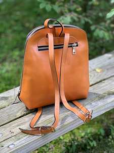 2026 New Stylish Hand Tooled Florals Carving 100% Genuine Leather External Frame Anti-Theft Waterproof Large Capacity Handmade - Product Image 2