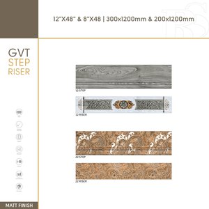 Azulejos de piso elevador de cuerpo completo mate de porcelana esmaltada vitrificada moderna del proveedor de fábrica directa, precio barato, ladrillo refractario - Product Image 1