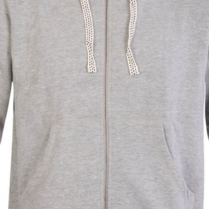 Ventes en gros de sweats à capuche thermiques pour hommes, nouveaux et élégants, avec fermeture éclair intégrale et logo sur la capuche, pour l'hiver, en coton mélangé de base - Product Image 6