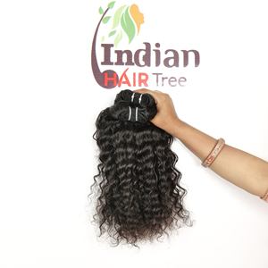 100% Cheap unprocessed curly bundle Remy <b>braiding</b> vendor natural black <b>color</b> virgin cuticle aligned Indian human <b>hair</b> extensions - Product Image 4