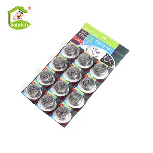 Stainless Steel Mesh Scourer Ball For Kitchen Cleaning Washing