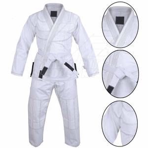 Nuevo superventas blanco logotipo personalizado bordado jiu jitsu kimono uniforme precio razonable ropa de artes marciales para jiu jitsu kimono - Product Image 5