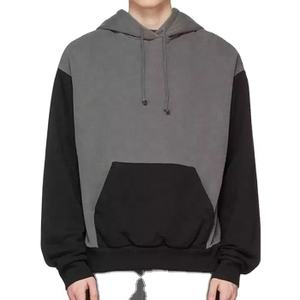 Haute qualité étiquette personnalisée écran impression numérique broderie sweat à capuche en éponge française longue longueur surdimensionné hommes 100% sweats à capuche en coton - Product Image 1