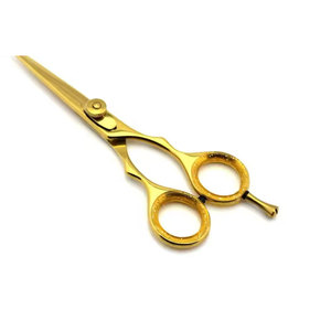 Tijeras de Peluquería Profesionales Chapadas en Oro, Tijeras de Corte de Pelo con Recubrimiento de Oro Premium - Product Image 1