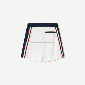 กางเกงขาสั้นผ้าฝ้ายฟอกกรดสำหรับผู้ชายแบบลำลองพิมพ์ลายสีซีดสำหรับผู้ชาย - Product Image 5