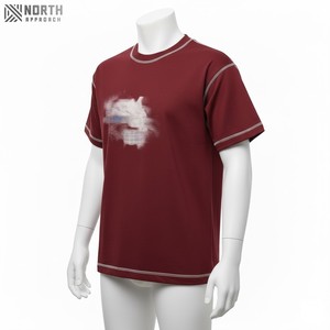 Camiseta de Hombre con Cuello Redondo Clásico, Lisa y Estampada, 100% Algodón, Impresión de Logotipo Personalizado, Secado Rápido y Transpirable - Product Image 2