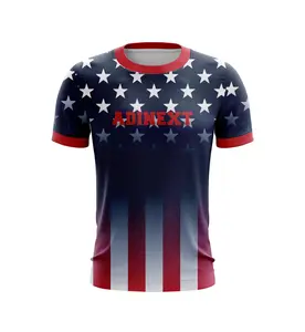 Maillot de baseball personnalisé en sublimation respirant grande taille, vêtements de sport de haute qualité, confortable, séchage rapide pour adultes, broderie - Product Image 1