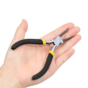 คีมหนีบจมูกกลมสำหรับทำเครื่องประดับคีมหนีบจมูกแบบนุ่มจับสองชั้น - Product Image 4