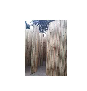 Высококачественный рулонный бамбуковый ограждающий материал-бамбуковый садовый забор в рулоне 2 х 5 м для декоративной панели сада из Вьетнамского бамбука