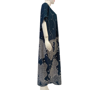 CHRYSANTA haute qualité rayonne solide été doux thermique caftan robe confortable usage quotidien indonésien femmes grande taille vêtements de nuit - Product Image 2
