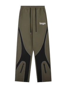 Pantalons décontractés Vêtements pour hommes Pantalon élastique classique droit à taille haute Pantalon long droit en coton pour hommes - Product Image 3