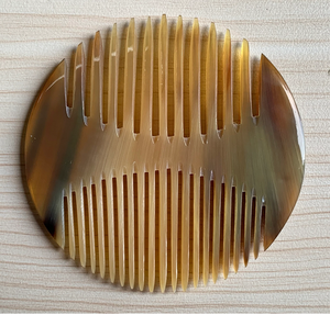 Peine de cuerno de búfalo para el pelo, cuerno de buey, peine artesanal, peines de masaje de cabello de búfalo pulido para Navidad - Product Image 1