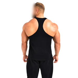 Slim Fit Coton Bodybuilding Sans Manches Extensible Respirant Gym Formation Entraînement Haltérophilie Stringer PAR AMAZING INDUSTRIES - Product Image 2
