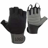 Antidérapant demi-doigt respirant haltérophilie Fitness gants haltère hommes femmes haltérophilie sport gants de gymnastique