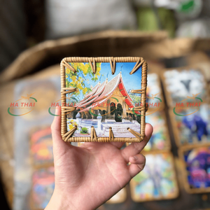 สินค้าใหม่ล่าสุด ที่รองแก้วไม้ลายช้าง ดีไซน์คลาสสิก สวยงาม เป็นมิตรกับสิ่งแวดล้อม ทนทาน ขายส่งจำนวนมาก สำหรับวางบนโต๊ะเสิร์ฟ - Product Image 6