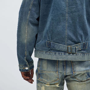 Conjunto de Mezclilla Negra de Moda de Alta Calidad al por Mayor para Hombre, Fabricantes, Conjunto Ajustado de Diseñador Personalizado para Hombre - Product Image 6