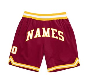 2024 Shorts de basket-ball d'entraînement pour hommes meilleur nouveau Style d'été Simple en gros personnalisé uni imprimé motif de Fitness bicolore - Product Image 5