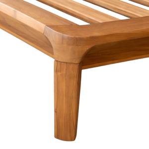 Solid Teak Wood Modern <b>Bed</b> Frame with Spindle Headboard Nordic Style Durable King Queen Size Bedroom Furniture for Villa Hotel - Product Image 3