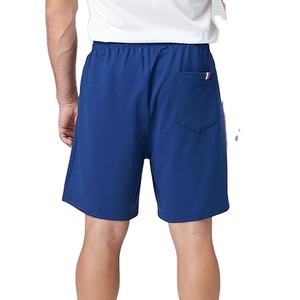 Shorts de sport en molleton de coton pour homme, brodés, respirants, séchage rapide, taille haute, fermeture à cordon, vente en gros, stock disponible - Product Image 6