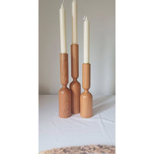 Bougeoir décoratif en bois pour la maison et la cuisine Bougeoir en bois fait à la main de qualité créative Bougeoir au prix le moins cher - Product Image 4