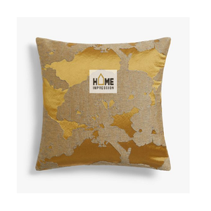 Matériau de velours pur brillant or coloration canapé coussin meubles de maison décoration fantaisie coussins et oreillers fournitures de décoration pour la maison - Product Image 1