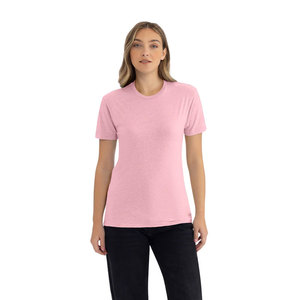 T-shirt classique unisexe For Level 6210 léger 100 % coton, personnalisable avec logo, rose clair, respirant et écologique - Product Image 2