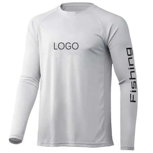 Chemises de pêche respirantes à séchage rapide UPF 50, manches longues, design personnalisé, chemise de pêche pour hommes, évacuation de l'humidité, faible MOQ - Product Image 5