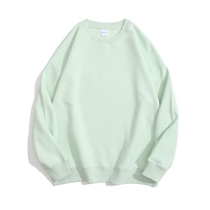 Sudaderas Personalizadas de Alta Calidad a Bajo Precio, Sudaderas para Hombre de Color Sólido, Teñidas, de Algodón y Felpa, con Cuello Redondo - Product Image 2