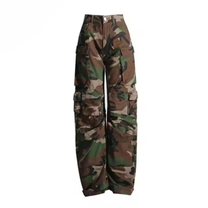 กางเกงคาร์โก้ขายาวสำหรับผู้ชายมีกระเป๋า6ชิ้นกางเกงยืดได้หลายสีกันยับกางเกงสำหรับผู้ชาย - Product Image 5