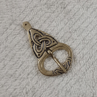 Boucle de ceinture Viking avec rivets Boucle de ceinture en laiton médiéval TT-7594 BC