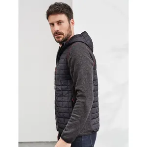 Giacca Ibrida Lavorata a Maglia per Uomo, Felpe e Maglioni Promozionali Personalizzati - Product Image 6