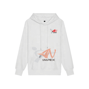 เสื้อสเวตเตอร์สวมหัวของผู้ชายมีฮู้ดพิมพ์ลายดิจิตอลวัสดุที่มีความยืดหยุ่นตามสั่ง - Product Image 1