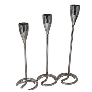 Portavelas de Cubiertos de Metal de Calidad exclusiva, Vintage candelabro de plata, accesorios de iluminación, candelabro para uso en Hotel - Product Image 1